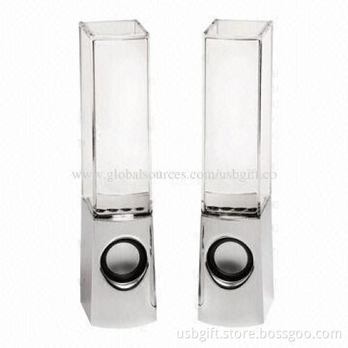 Bluetooth Speakers for Smartphones, Dancing Water Style, 3.5mm Audio Output